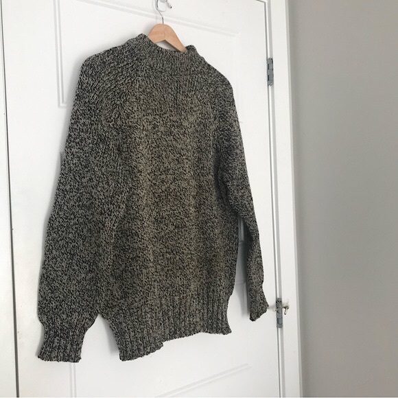 British 100% Wool Vintage Peter Storm Fisherman Knit Sweater, Unisex Size M - Picture 9 of 16
